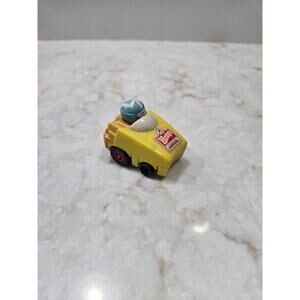 Vintage 1990 Wendy's Fast Food Racer French Fries Pull Back Toy Premium